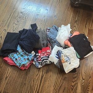 Mixed Clothing Bundle with Graphic Tees and Shorts